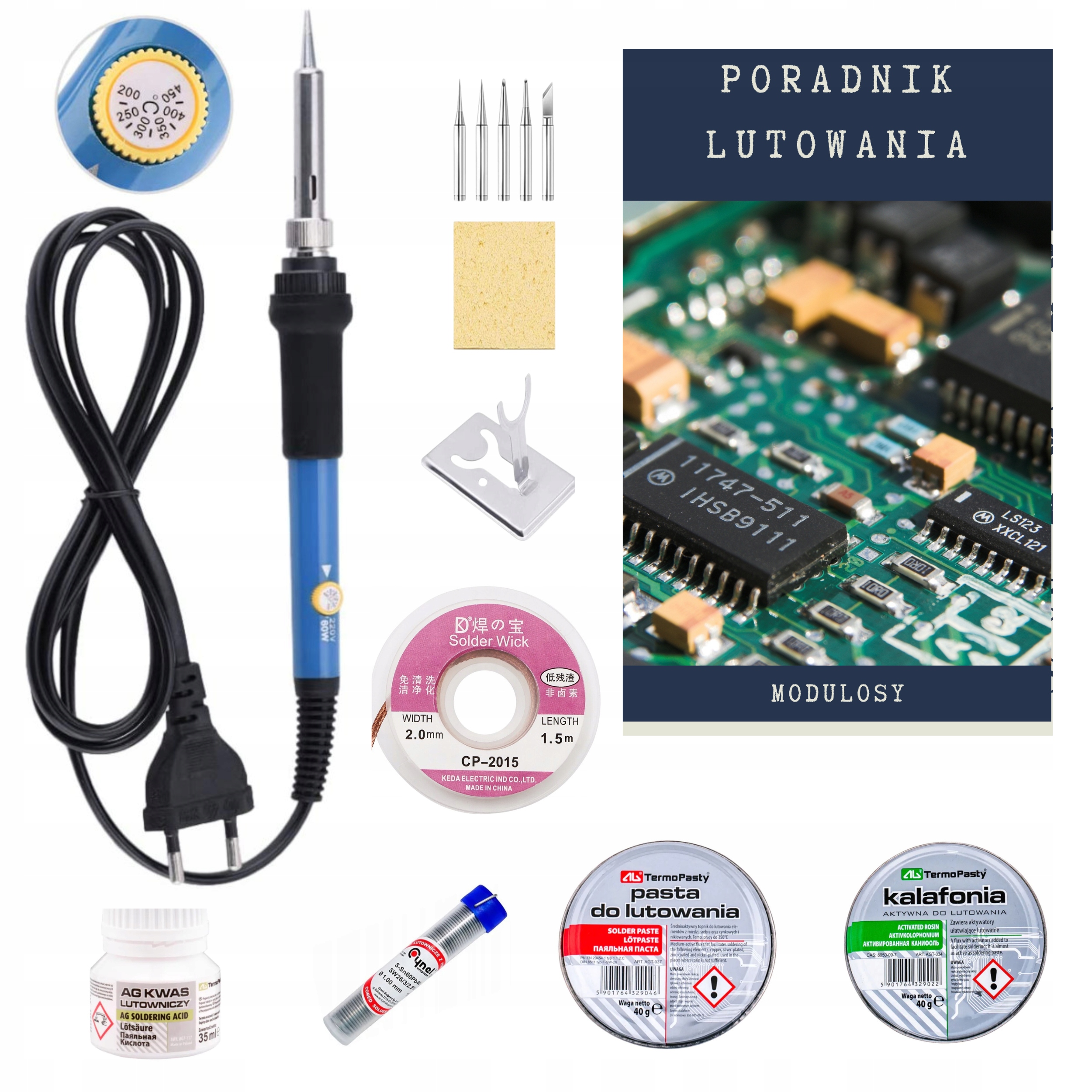 Vyhrievaná spájkovačka (odpor) Modulosy 60 W + 4 ďalšie produkty